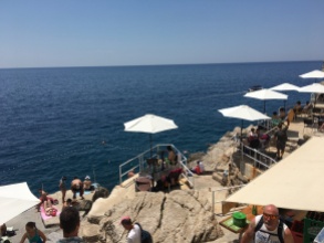 Dubrovnik's beach bar